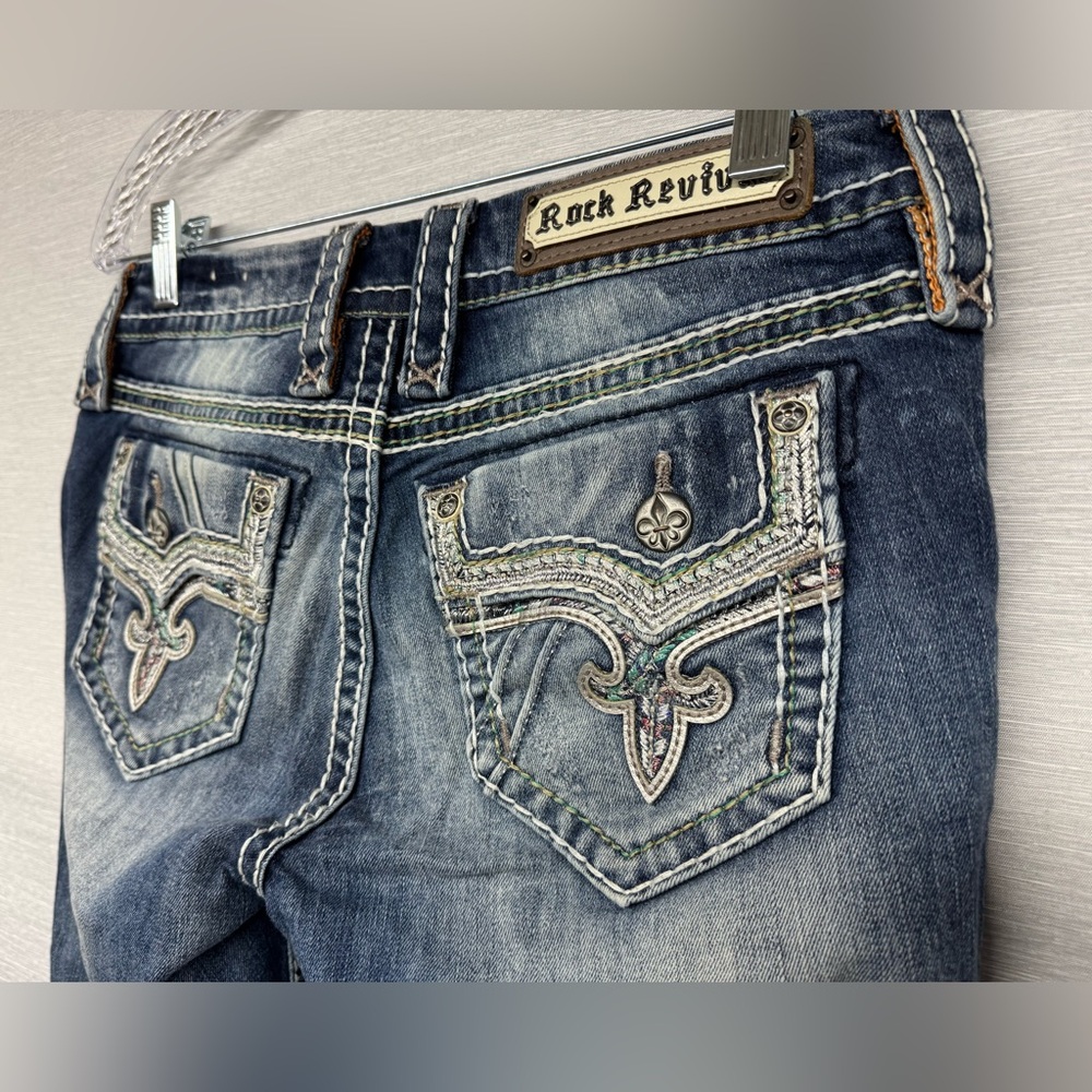 Rock Revival “Hyero” Mid Rise Boot Cut Jeans - Size 27